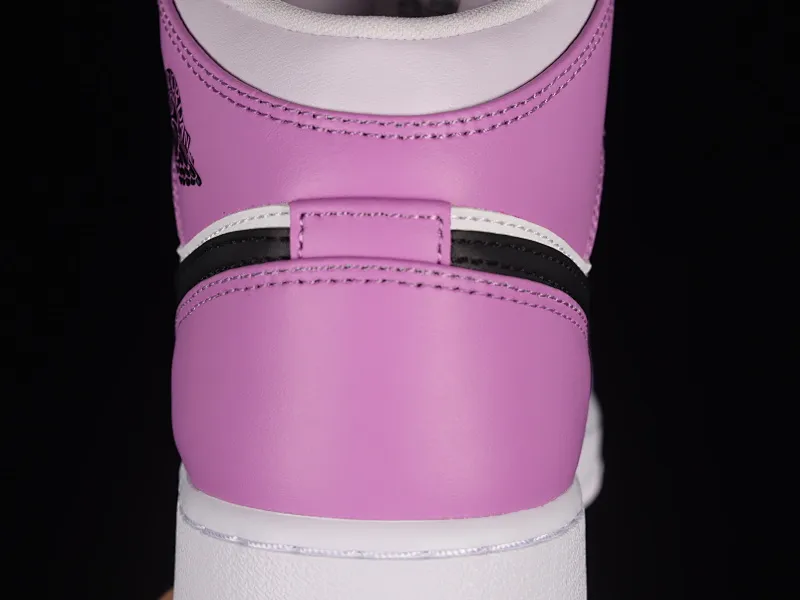 All categories Air Jordan Jordan series basketball shoes Air Jordan 1 Mid G version pure original Air Jordan 1 Mid GS AJ1 Joe 1 gradient grape purple mid-top basketball shoes DQ8423-501